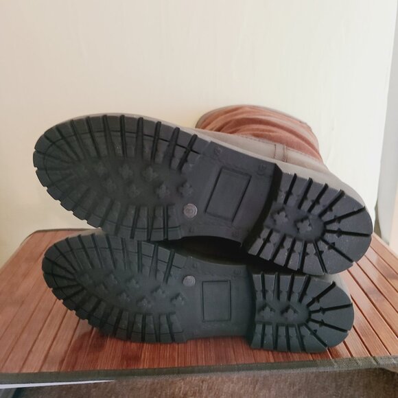 Mid-Calf Leather/Suede Waterproof Country/Yard Boots - NEW - Picture 5 of 9